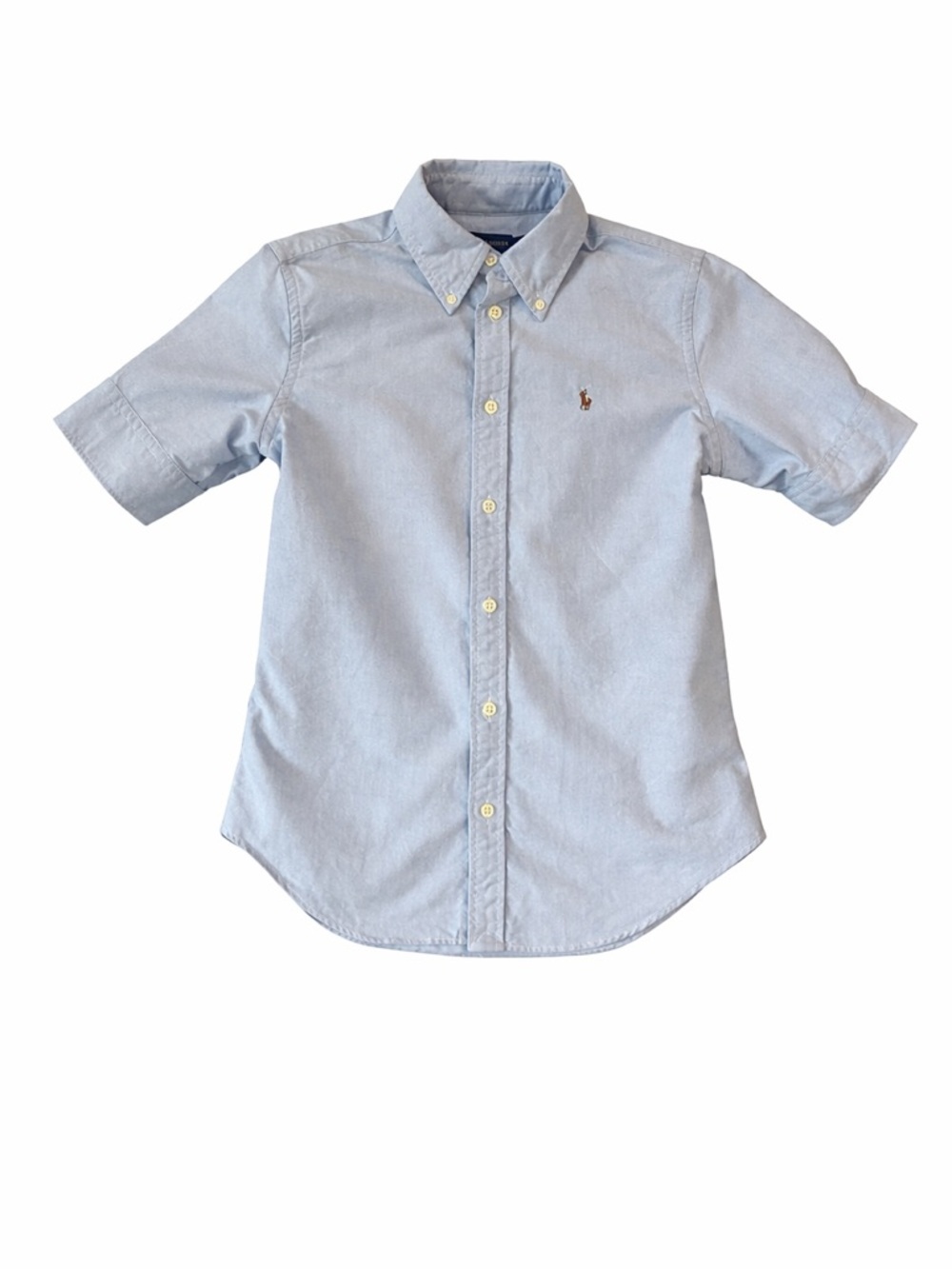 Ralph Lauren Blue Oxford Button Down Shirt Pony Logo Men’s Small Slim Fit